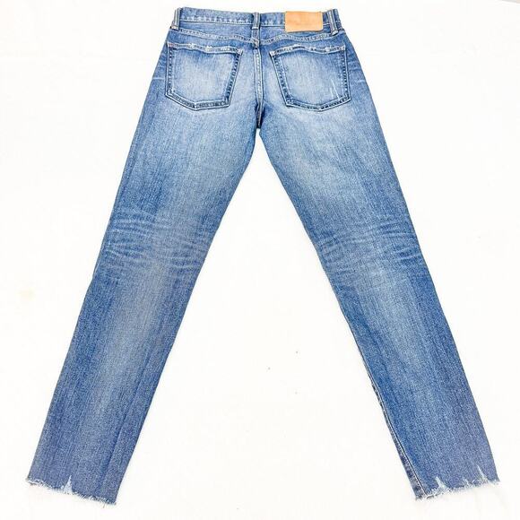 Moussy Vintage Medium Wash Raw Hem Denim Skinny Jeans 025EAC12-1170 Size 25 - Picture 3 of 11